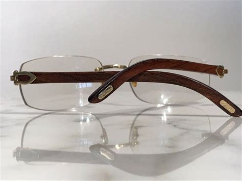 cheap cartier wood grain glasses